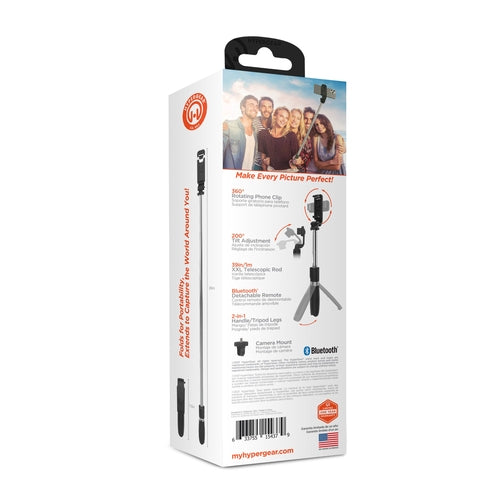 HyperGear SnapShot Wireless Selfie Stick + Tripod